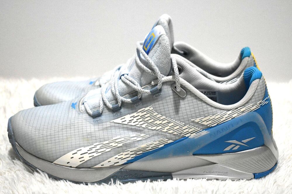 Reebok x National Geographic Nano X1 TR Adventure Shoes Women Sz 9.5 Blue GY1744